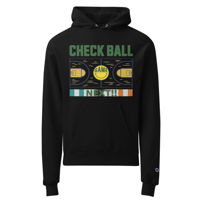 Gr8tquality Check Ball unisex champion hoodie